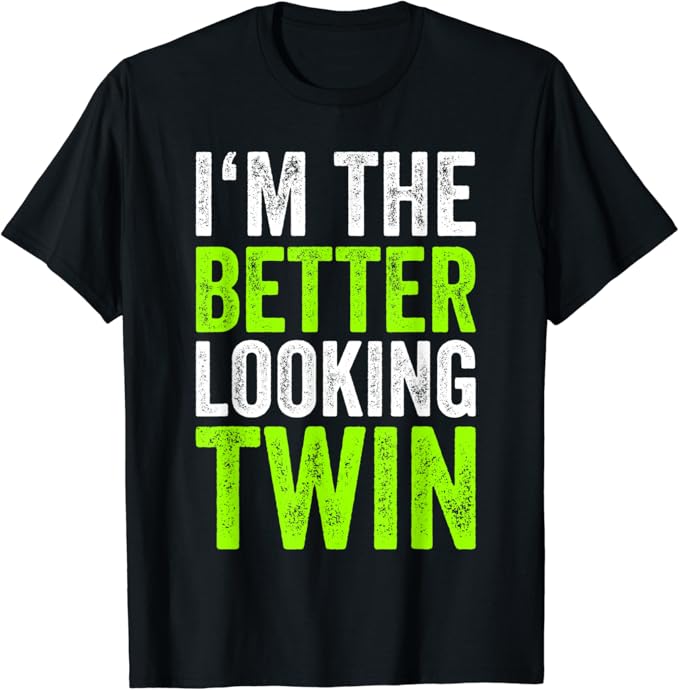 Funny Twins Shirt Birthday Gift Sibling Twin TShirt Amazon.co.uk